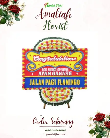 Sewa Papan Bunga Mekar Baru